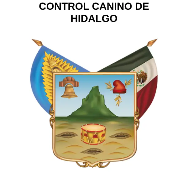 Escudo del Control Canino en Hidalgo Emblema del Estado.