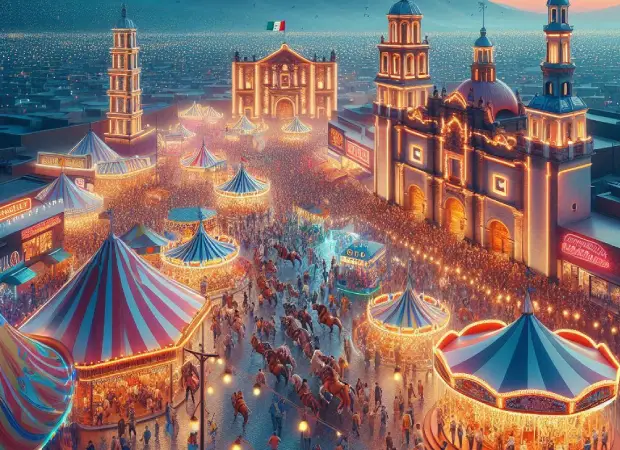 Representacion de la Feria de San Marcos