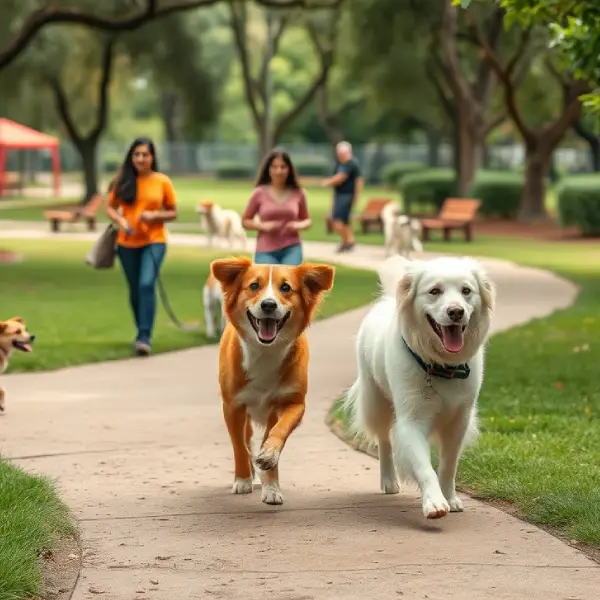 Parques para perros y espacios al aire libre en México.