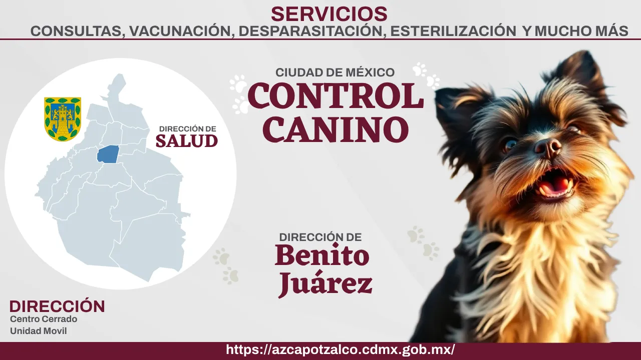 Control Canino Benito Juárez CDMX Perreras o antirrábicos CDMX