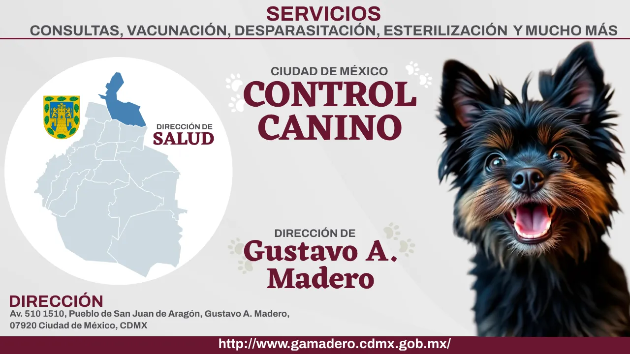 Control Canino Gustavo A. Madero CDMX.