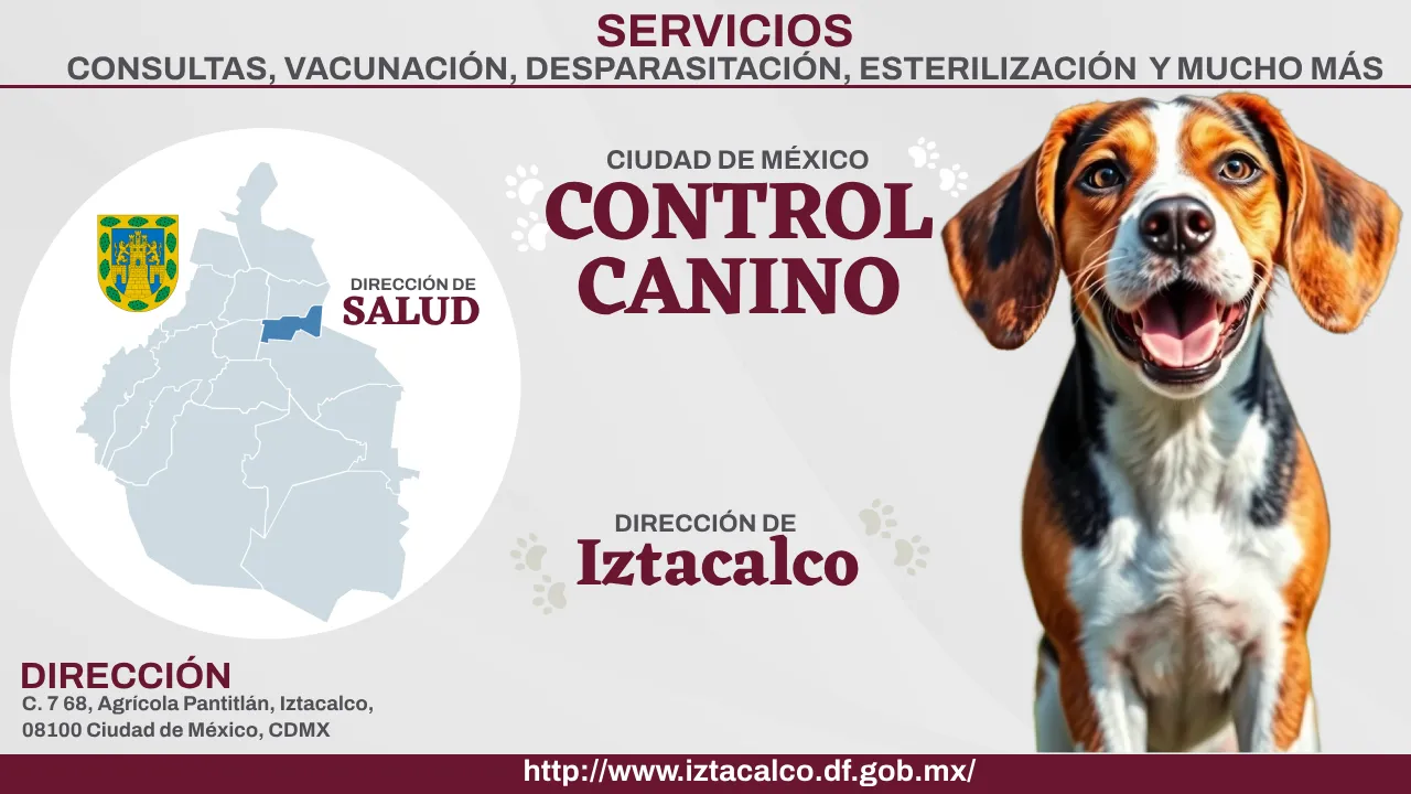 Control Canino Iztacalco CDMX Perreras o antirrábicos.