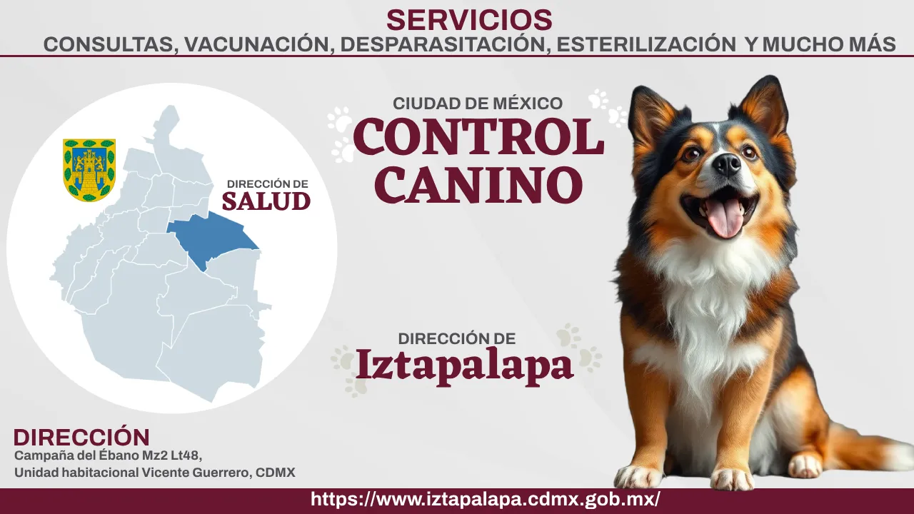 Control Canino Iztapalapa CDMX Perreras o antirrábicos.
