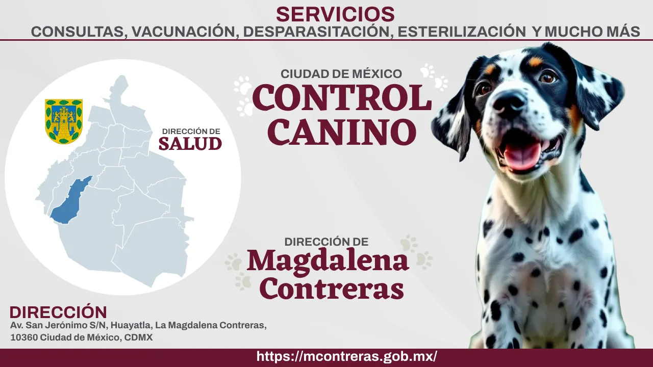 Control Canino Magdalena Contreras CDMX Perreras o antirrábicos.