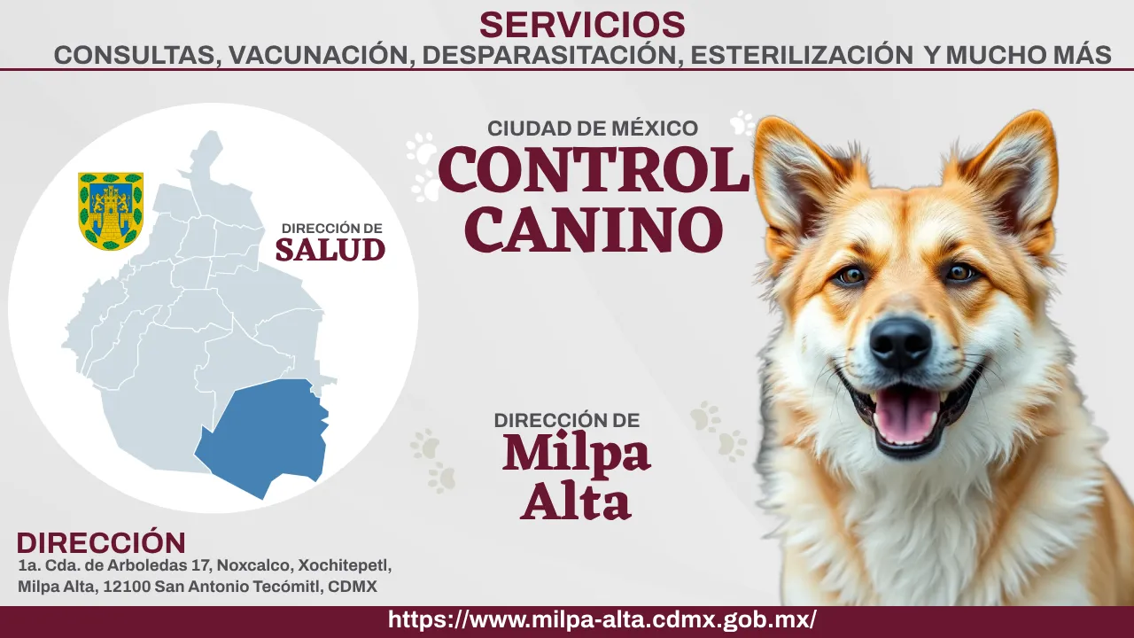 Control Canino Milpa Alta CDMX Perreras o antirrábicos.