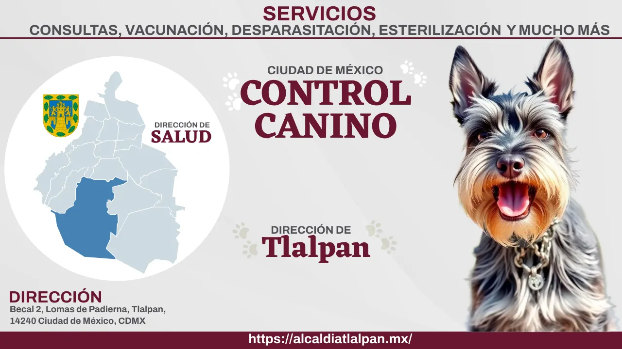 Control Canino Tlalpan CDMX Perreras o antirrábicos.