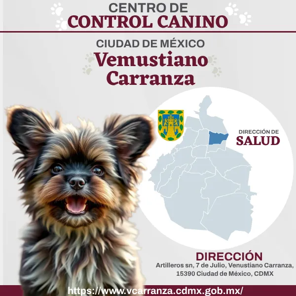 Control Canino Venustiano Carranza CDMX Perreras o antirrábicos.
