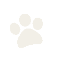 Icono de huella de perro como símbolo contra el maltrato animal