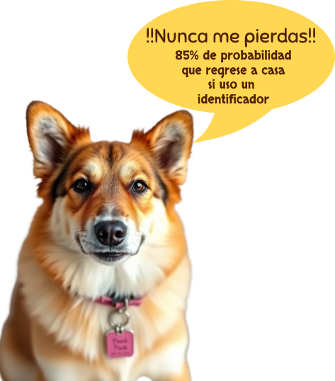 Toda mascota con un identificador es muy probable que regrese a su casa